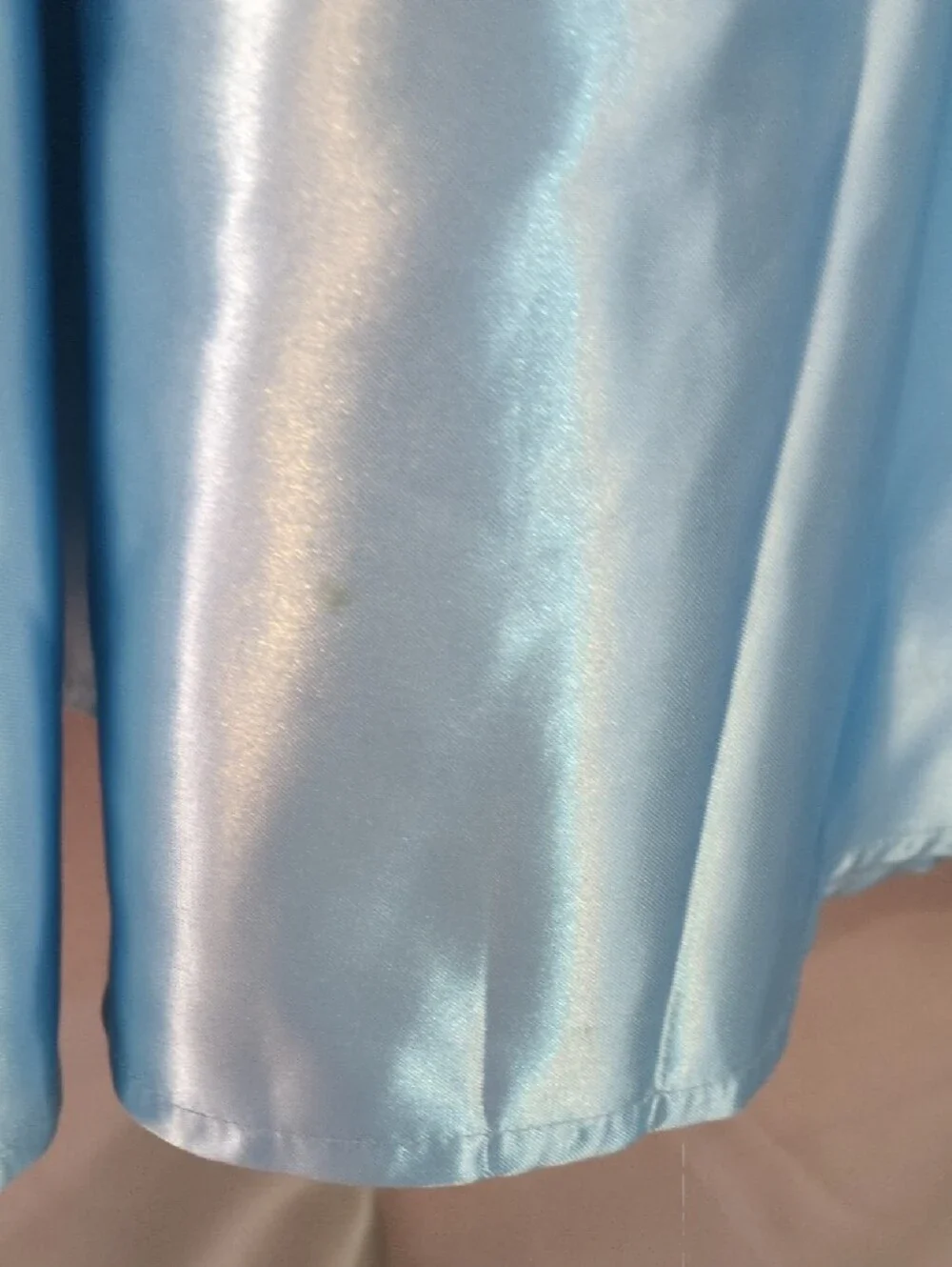 Leg Avenue Cinderella Light Blue Satin Costume Dress - Picture 9 of 10